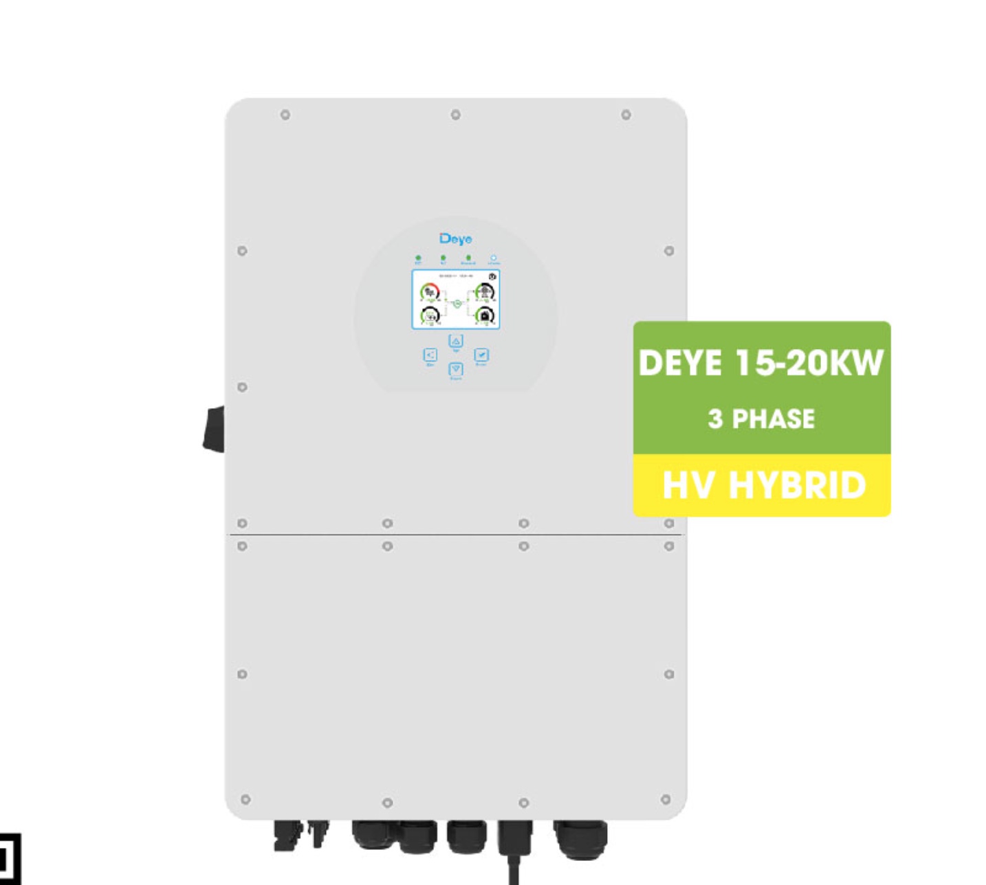 Biến tần áp cao Hybrid DEYE 15-20KW 3 pha, model SUN-15-20K-SG01HP3-EU-AM2